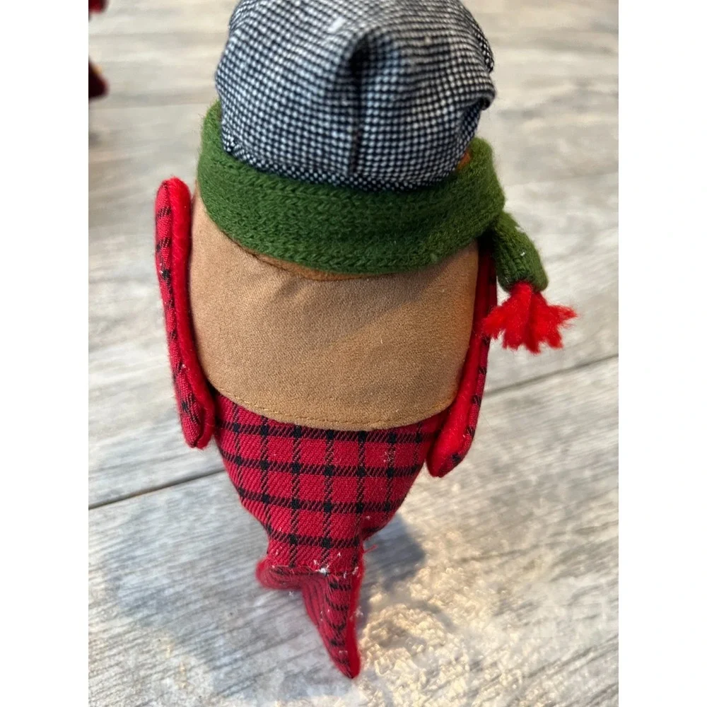 Featherly Friends Bradford Fabric Bird Spritz Target Christmas NWOT Newsboy Cap